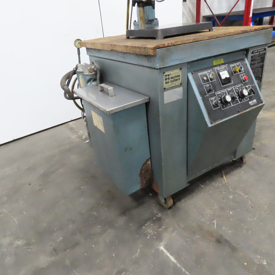 Uni-Tek 300-SA 480V 1Ph Manual Feed Broken Tap Stud Disintegrator 12" Travel