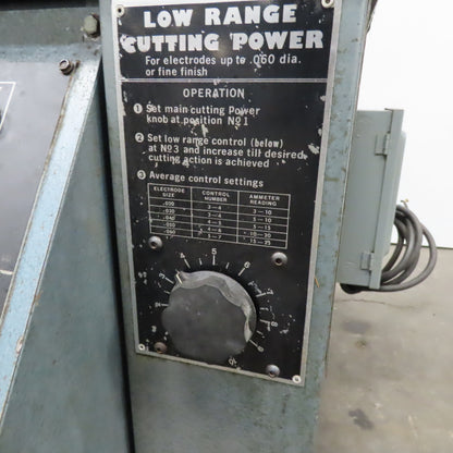 Uni-Tek 300-SA 480V 1Ph Manual Feed Broken Tap Stud Disintegrator 12" Travel