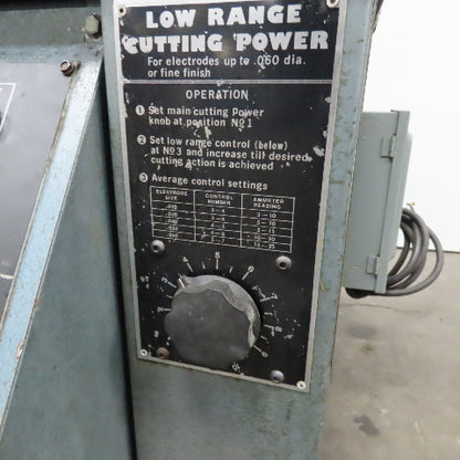 Uni-Tek 300-SA 480V 1Ph Manual Feed Broken Tap Stud Disintegrator 12" Travel