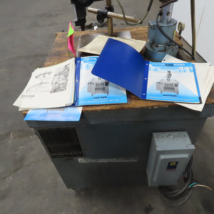 Uni-Tek 300-SA 480V 1Ph Manual Feed Broken Tap Stud Disintegrator 12" Travel