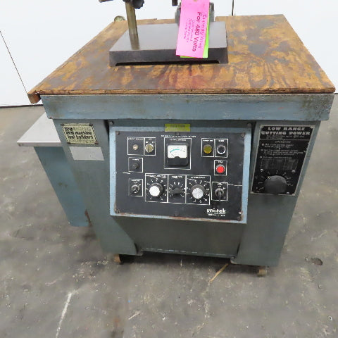 Uni-Tek 300-SA 480V 1Ph Manual Feed Broken Tap Stud Disintegrator 12" Travel