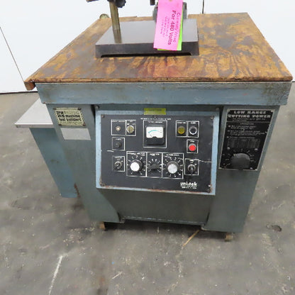 Uni-Tek 300-SA 480V 1Ph Manual Feed Broken Tap Stud Disintegrator 12" Travel