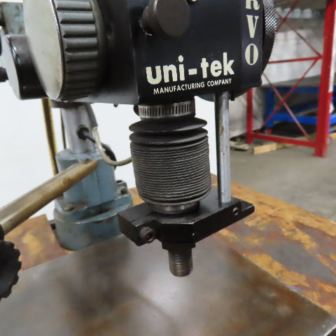 Uni-Tek 300-SA 480V 1Ph Manual Feed Broken Tap Stud Disintegrator 12" Travel