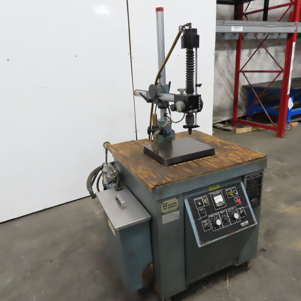 Uni-Tek 300-SA 480V 1Ph Manual Feed Broken Tap Stud Disintegrator 12" Travel