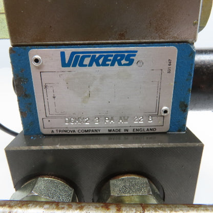 Vickers DG4V-3S0AMUB560 Single Solenoid Hydraulic Valve Check Regulator 120V