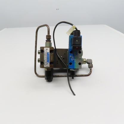 Vickers DG4V-3S0AMUB560 Single Solenoid Hydraulic Valve Check Regulator 120V