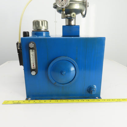 Sprague S216J35 12 Gallon Sprague Air Driven Hydraulic Pump Unit 4600PSI Out