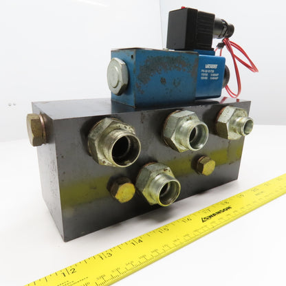 Vickers FG-3-180-K-10 Pressure Compensated Flow Controls Manifold 2 Way Valve