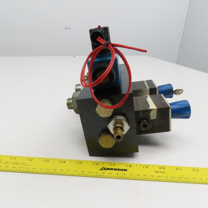 Vickers FG-3-180-K-10 Pressure Compensated Flow Controls Manifold 2 Way Valve