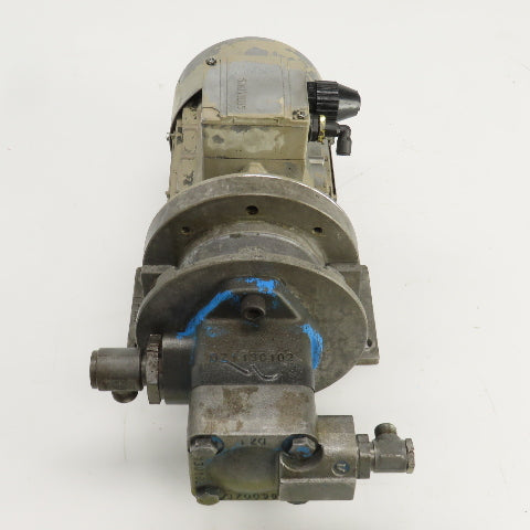 Eaton V10 1B2B 1A20 708371-1 V10 Ser Vane Pump W/Siemens 1LAA7073-4AB11 230/460V