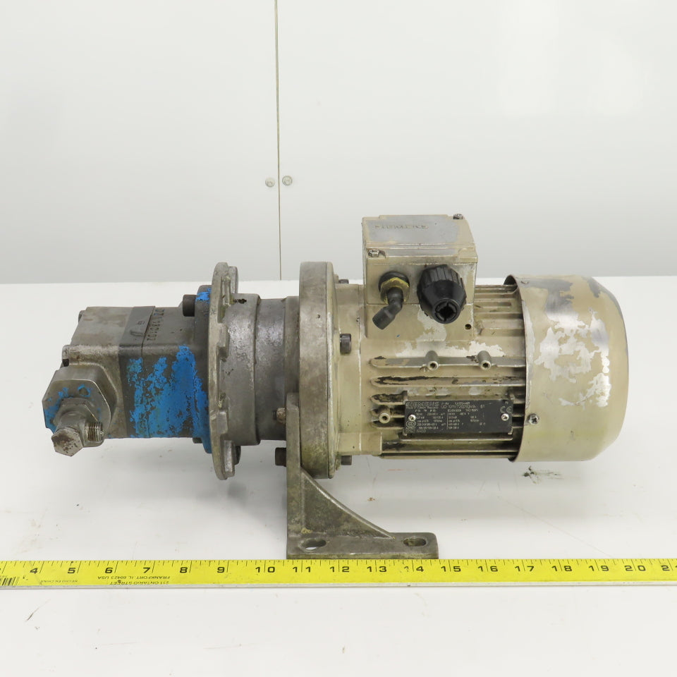 Eaton V10 1B2B 1A20 708371-1 V10 Ser Vane Pump W/Siemens 1LAA7073-4AB11 230/460V