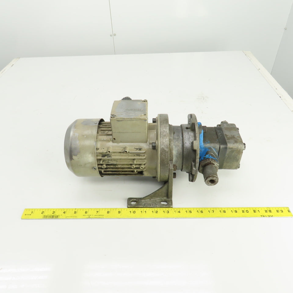 Eaton V10 1B2B 1A20 708371-1 V10 Ser Vane Pump W/Siemens 1LAA7073-4AB11 230/460V