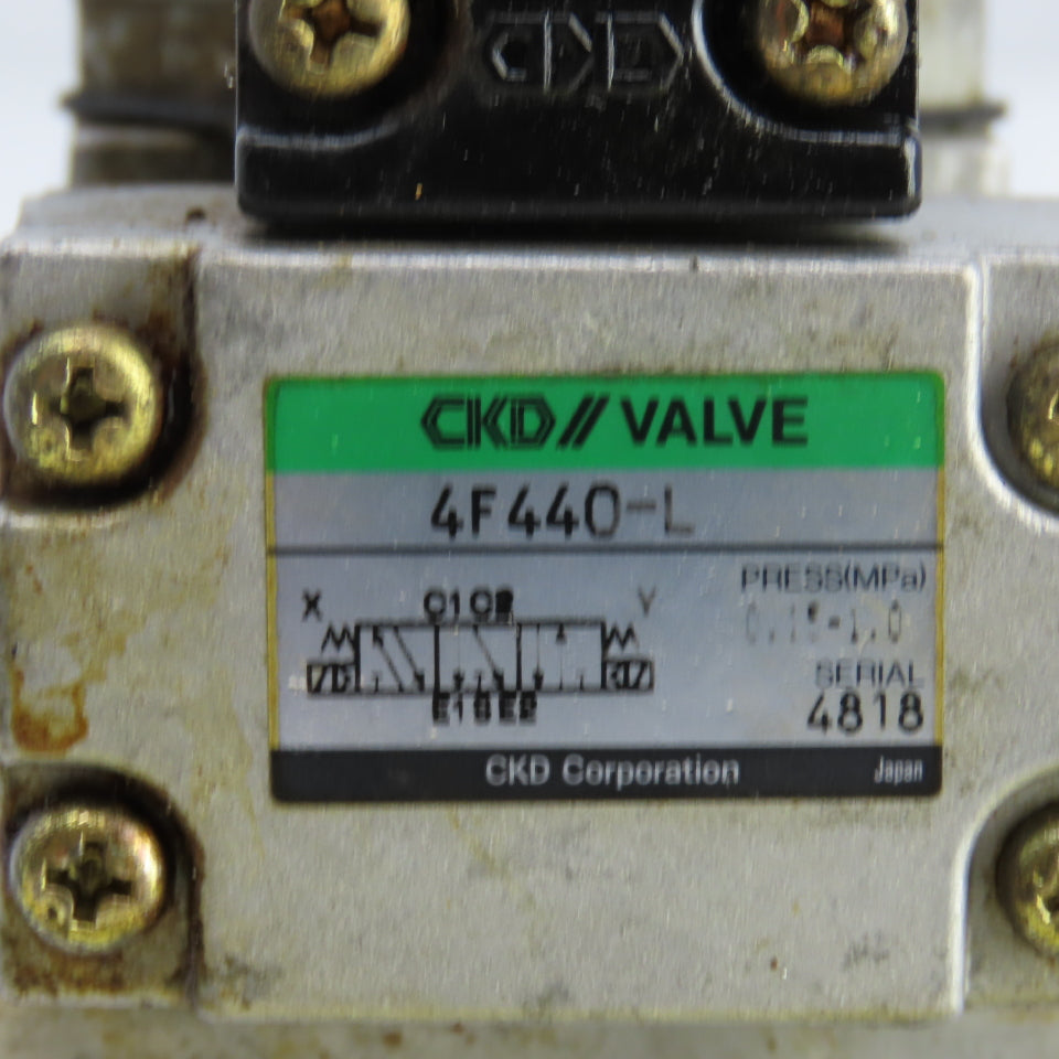 CKD 4F440-L Pneumatic Solenoid Valve 5 Port
