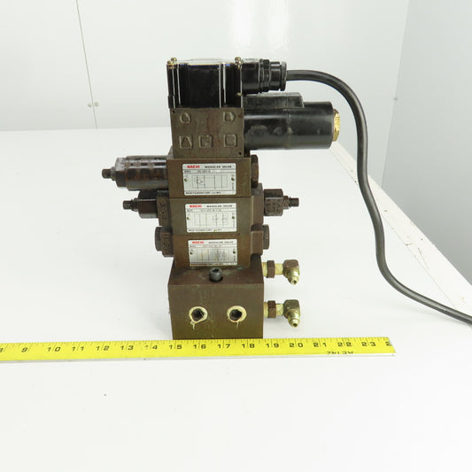 Nachi OG-G01-B1-20/OCY-G01-W-Y-20/ S-G01-C5GRZ-D2-32 Modular Valve Block Assy