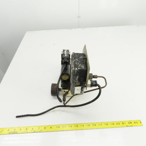 Nachi S-G01B3X-GRZ-D2-32 Solenoid Operated Modu Valve W/1000PSI Pressure Switch