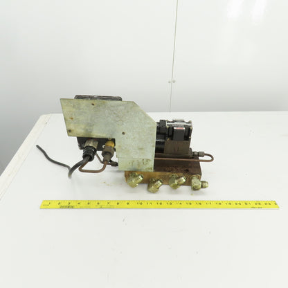 Nachi S-G01B3X-GRZ-D2-32 Solenoid Operated Modu Valve W/1000PSI Pressure Switch