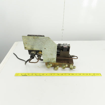 Nachi S-G01B3X-GRZ-D2-32 Solenoid Operated Modu Valve W/1000PSI Pressure Switch