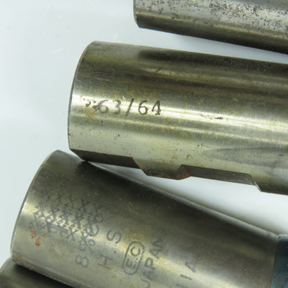 E.C Misc. 1" Square End Mill Center Cutting 2 Flute 1" Shank Lot of 7