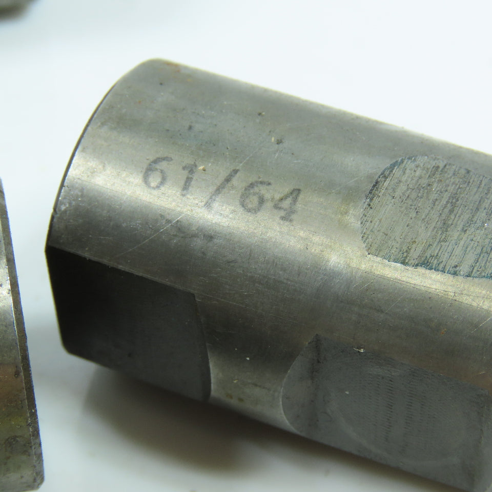 E.C Misc. 1" Square End Mill Center Cutting 2 Flute 1" Shank Lot of 7
