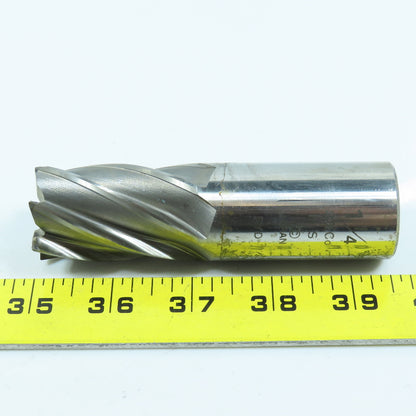 E.C 1-1/4" Square End Mill 6 Flute 1-1/4" Shank