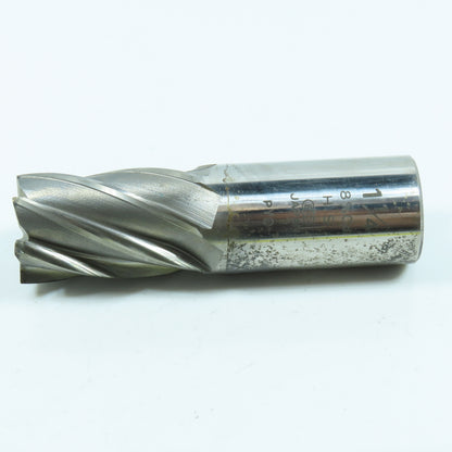 E.C 1-1/4" Square End Mill 6 Flute 1-1/4" Shank