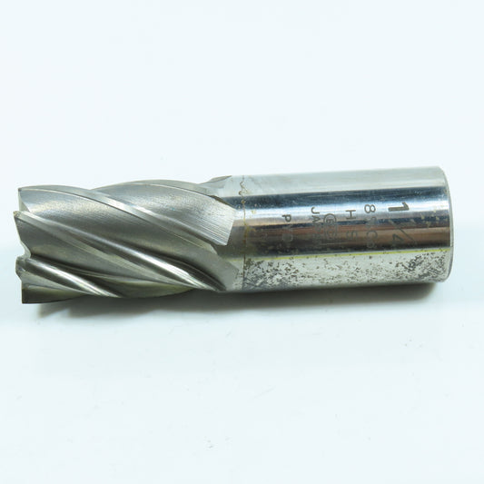 E.C 1-1/4" Square End Mill 6 Flute 1-1/4" Shank