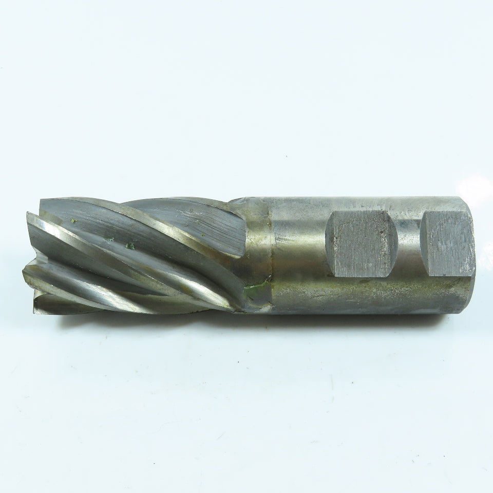 England 1-1/4" Square End Mill Center Cutting 6 Flute 1-1/4" Shank