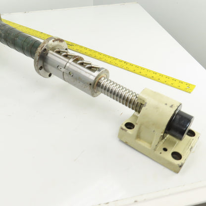Leblond Makino FNC106 Z-Axis Spindle Ball Screw & Nut Assy. 22" Travel W/Mount