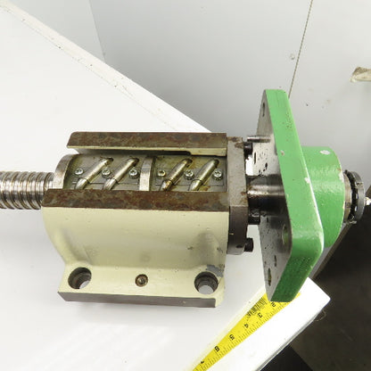 Leblond Makino FNC106 X-Axis Ball Screw & Nut Assy. 41-5/16" Travel W/Mount