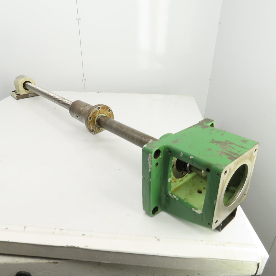 Leblond Makino FNC106 Y-Axis Ball Screw & Nut Assy. 23-5/8"" Travel W/Mount