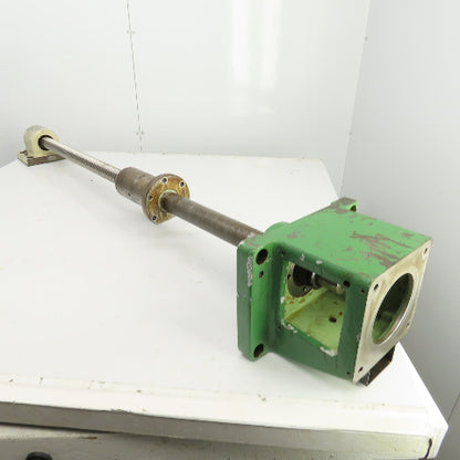 Leblond Makino FNC106 Y-Axis Ball Screw & Nut Assy. 23-5/8"" Travel W/Mount