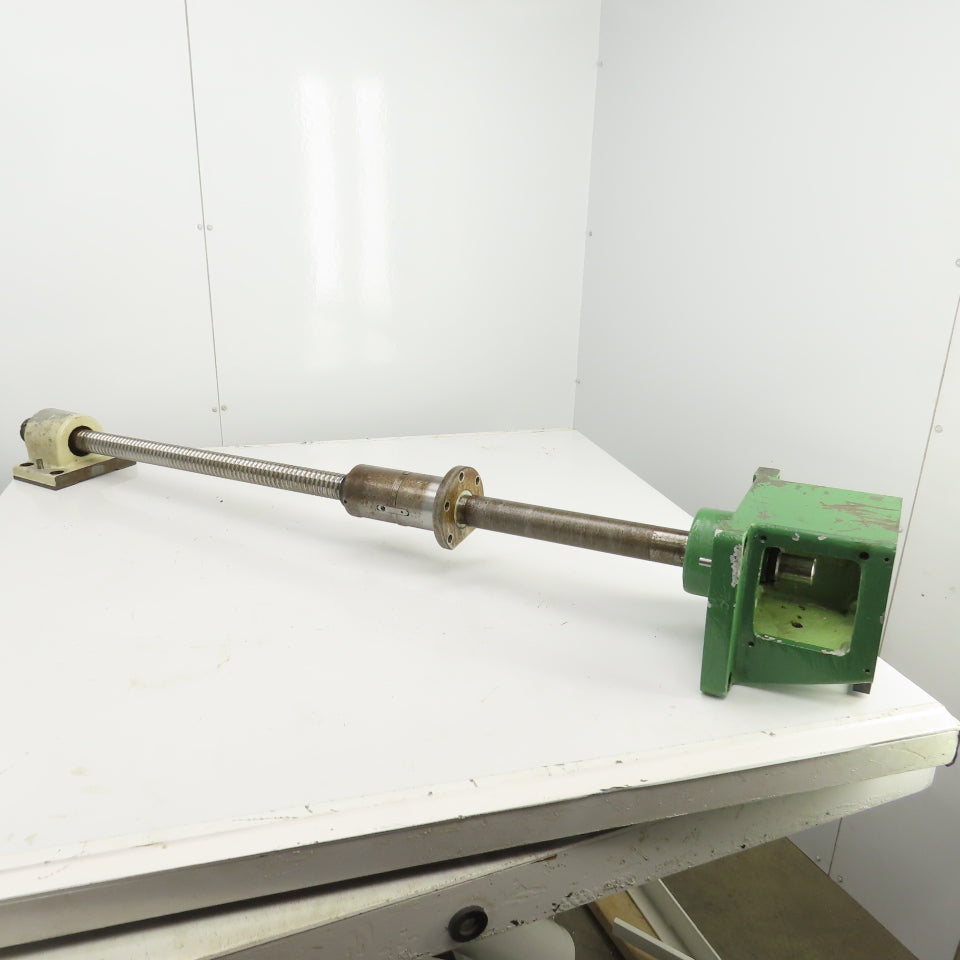 Leblond Makino FNC106 Y-Axis Ball Screw & Nut Assy. 23-5/8"" Travel W/Mount