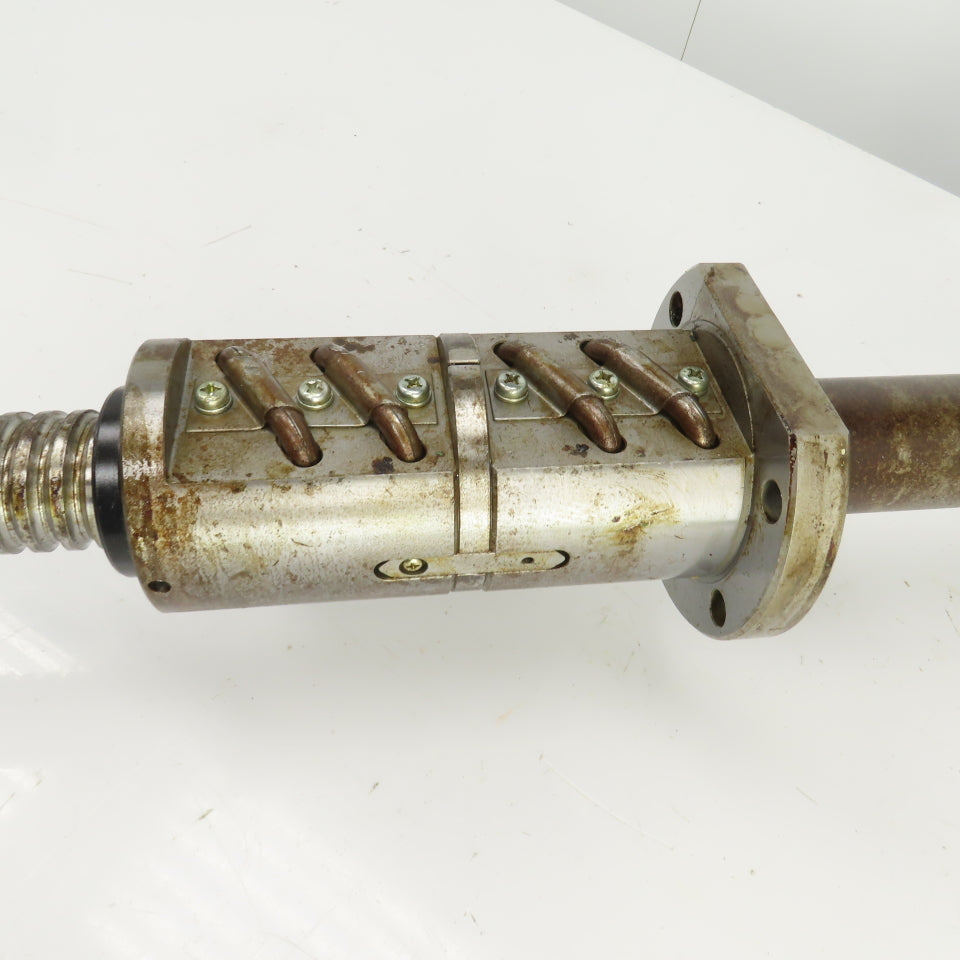 Leblond Makino FNC106 Y-Axis Ball Screw & Nut Assy. 23-5/8"" Travel W/Mount