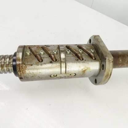 Leblond Makino FNC106 Y-Axis Ball Screw & Nut Assy. 23-5/8"" Travel W/Mount