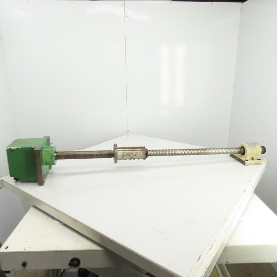 Leblond Makino FNC106 Y-Axis Ball Screw & Nut Assy. 23-5/8"" Travel W/Mount