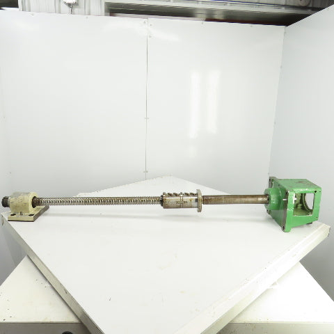 Leblond Makino FNC106 Y-Axis Ball Screw & Nut Assy. 23-5/8"" Travel W/Mount