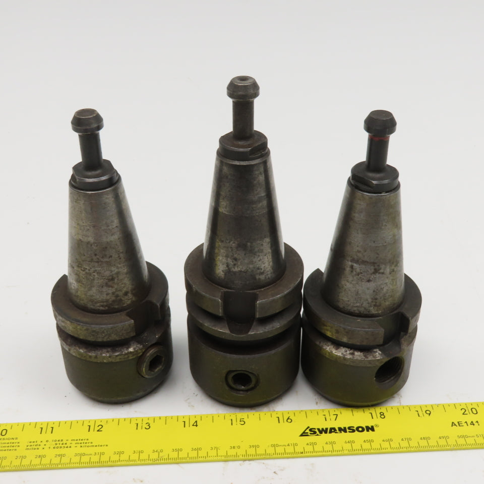 1-1/4", 1" BT40 Boring Bar Tool Holders Mixed Lot Of 3