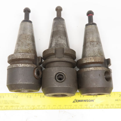 1-1/4", 1" BT40 Boring Bar Tool Holders Mixed Lot Of 3