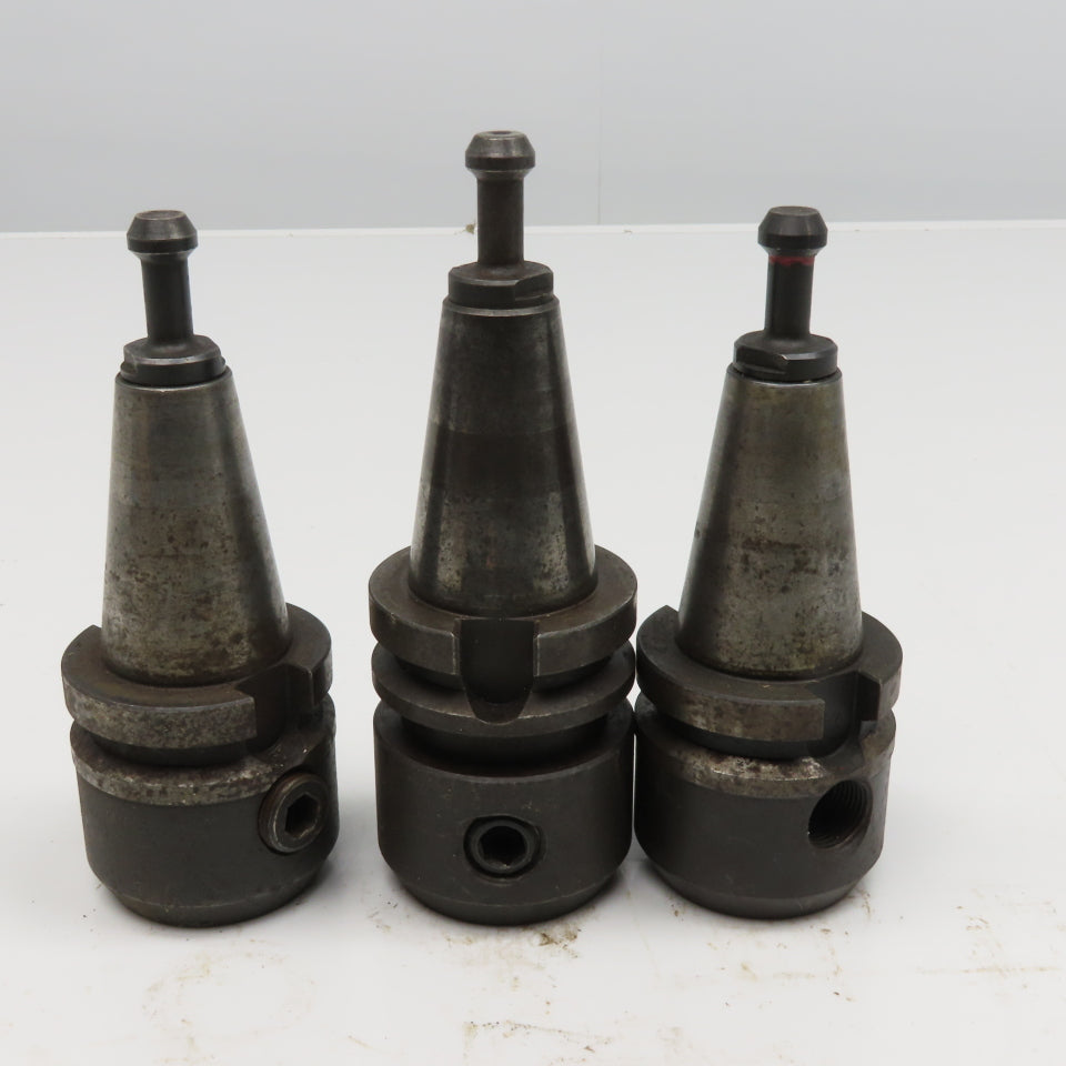 1-1/4", 1" BT40 Boring Bar Tool Holders Mixed Lot Of 3