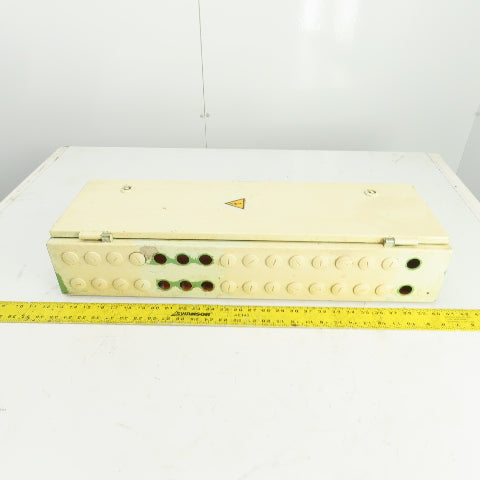 Machine Mount Electrical Junction Box 27-1/2" x 8-1/2" x 5" Hinged Door