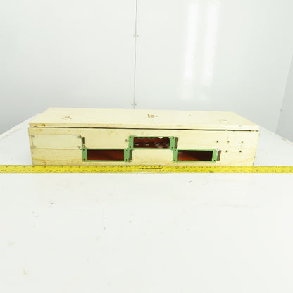 Machine Mount Electrical Junction Box 27-1/2" x 8-1/2" x 5" Hinged Door