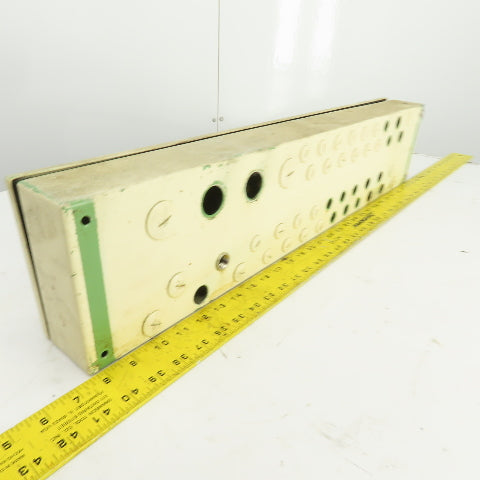 Machine Mount Electrical Junction Box 27-1/2" x 6" x 3" Screw-On Door
