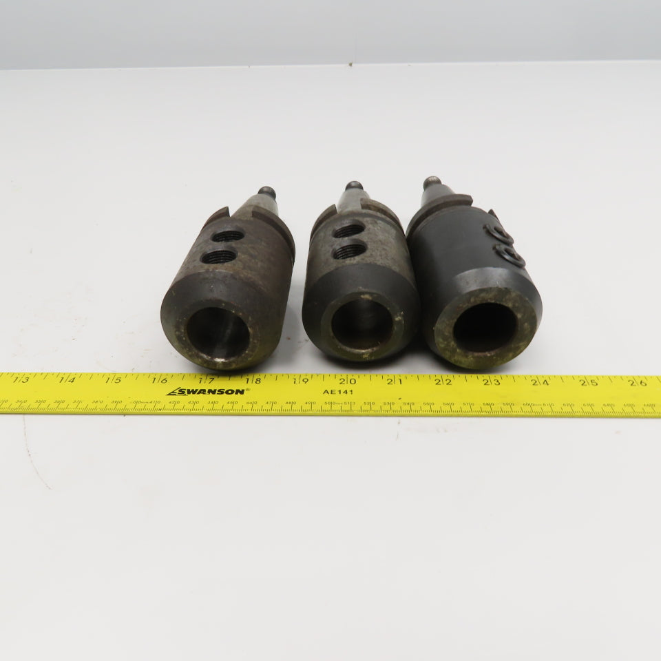 1-1/4" BT-40 Taper Boring Bar Tool Holders Mixed Lot Of 3