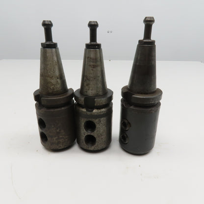 1-1/4" BT-40 Taper Boring Bar Tool Holders Mixed Lot Of 3