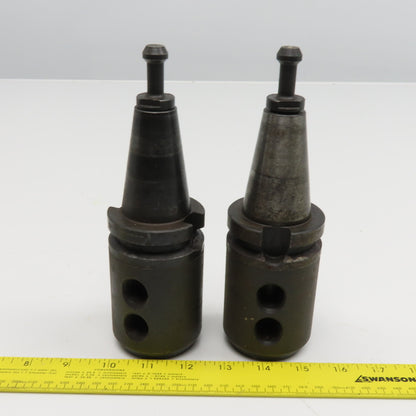 Valenite BT40-E100-400 1" BT-40 Taper Boring Bar Tool Holders 4" Proj. Lot Of 2