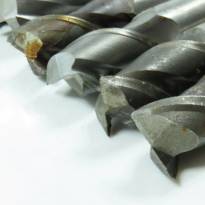 1" To 1-3/8" Square End Mill Center Cutting 2 Flute 1" Shank Lot of 7