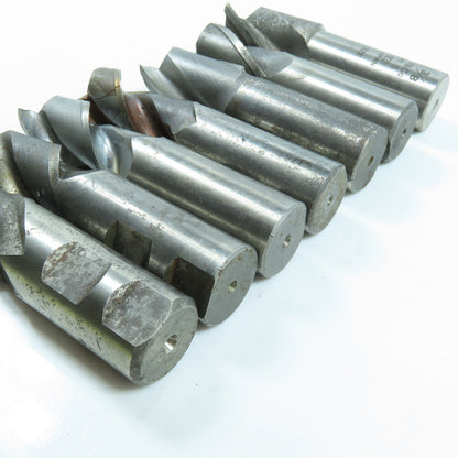 1" To 1-3/8" Square End Mill Center Cutting 2 Flute 1" Shank Lot of 7