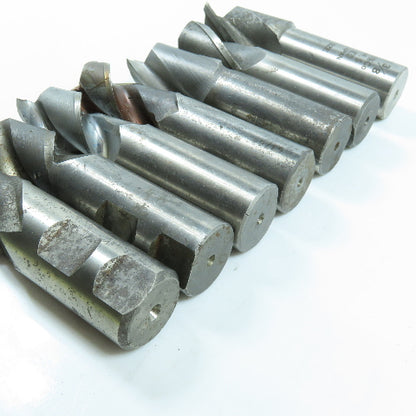 1" To 1-3/8" Square End Mill Center Cutting 2 Flute 1" Shank Lot of 7