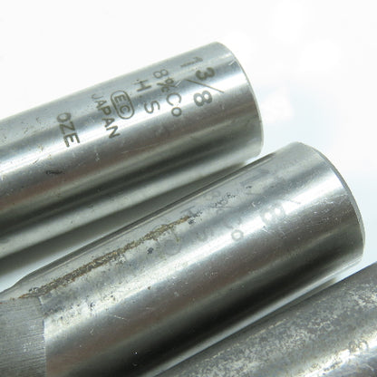 1" To 1-3/8" Square End Mill Center Cutting 2 Flute 1" Shank Lot of 7