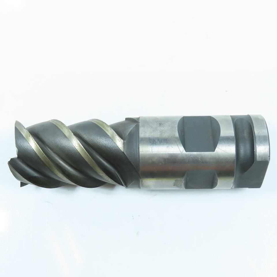 E.C 2" Square End Mill Center Cuttign 4 Flute 2" Shank 3" LOC 6-5/8" OAL